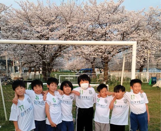 新シーズン開幕!満開の桜の下、新しいスポンサーユニフォームで活動開始!の掲載写真・資料